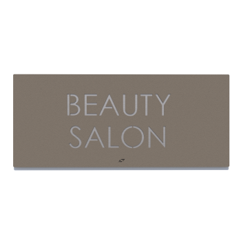 Πινακίδα BEAUTY SALON - Μαύρο Σαγρέ|#|Γκρι Ανοιχτό Σαγρέ|#|Λευκό Σαγρέ|#|Γκρι Σαγρέ|#|Μπλε Σαγρέ|#|Καφέ Σαγρέ|#|Χρυσό Γυαλιστερό|#|Μπρονζέ|#|Γκρι Μπεζ Σαγρέ|#|Μπεζ Σαγρέ