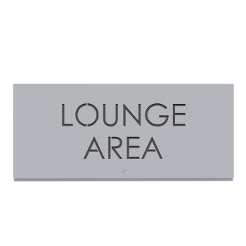 Πινακίδα LOUNGE AREA