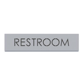Πινακίδα RESTROOM