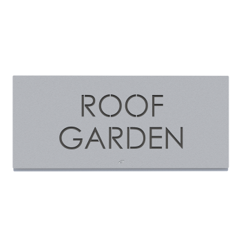 Πινακίδα ROOF GARDEN