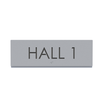 Πινακίδα HALL 1