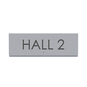 Πινακίδα HALL 2