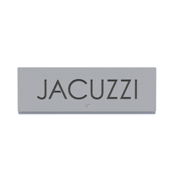 Πινακίδα JACUZZI