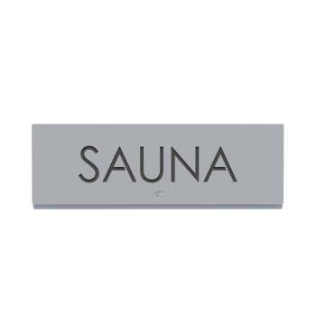 Πινακίδα SAUNA