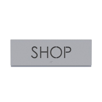 Πινακίδα SHOP