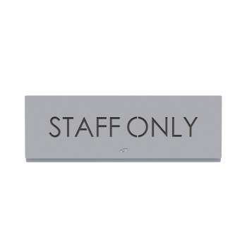 Πινακίδα STAFF ONLY